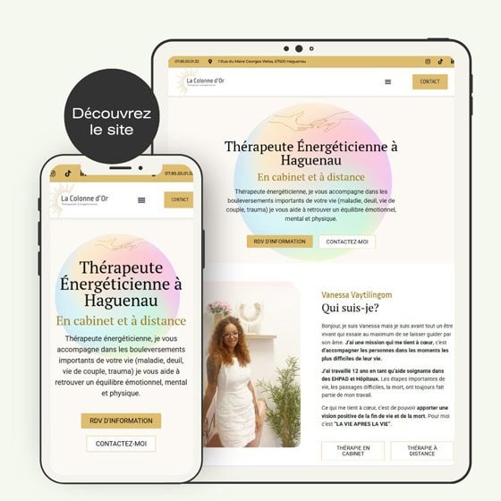 creation site internet therapeute Alsace