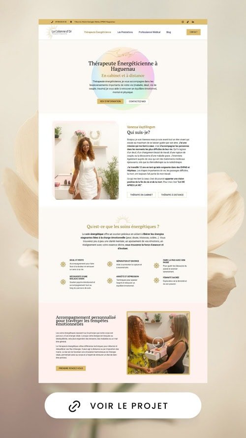 example site web therapeute